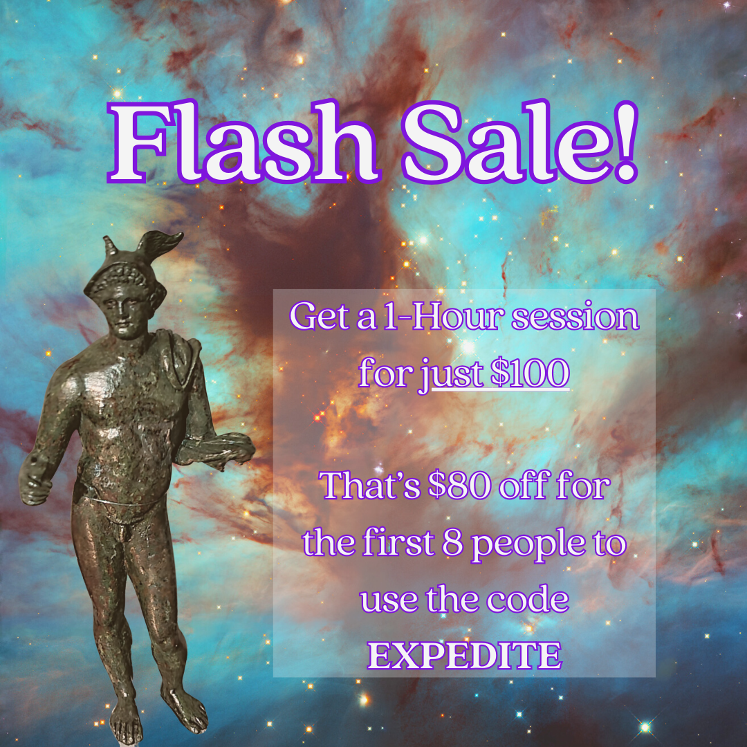 Flash Sale for Mercury Stationing at 8° Virgo