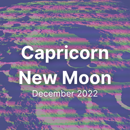 Fortnightly Lunacy 2022: Capricorn New Moon