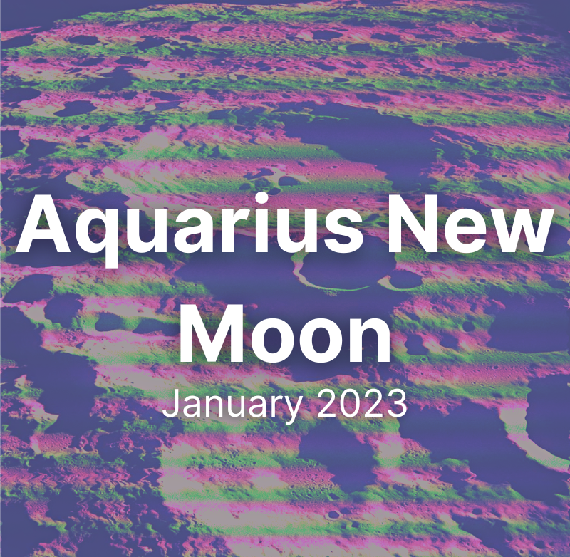 Making Something out of Nothing with the Aquarius New Moon